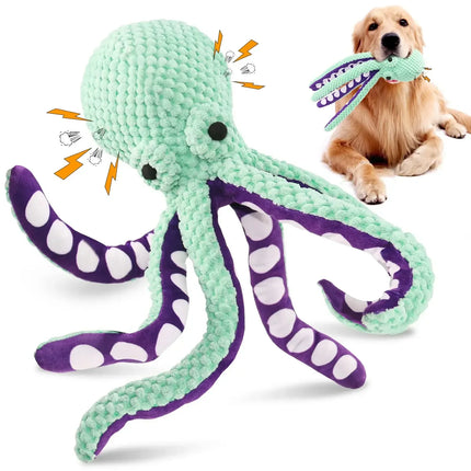 Plush Octopus Chew Toy