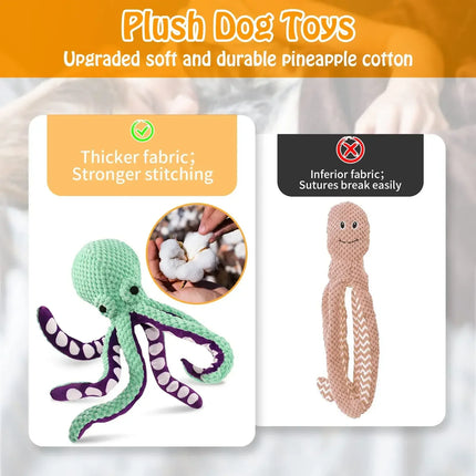 Plush Octopus Chew Toy